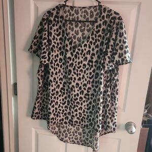 Leopard Print Women's Top